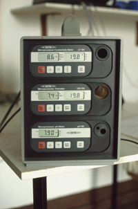 Kontinuierliche Messung von Leitfähigkeit, Sauerstoff, pH-Wert (FGG Weser)