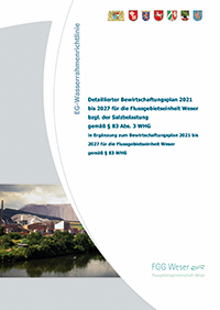 Titel detaillierter Bewirtschaftungsplan 2021 bis 2027 für die Flussgebietseinheit Weser